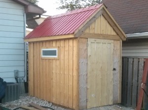 Re-purposed shed