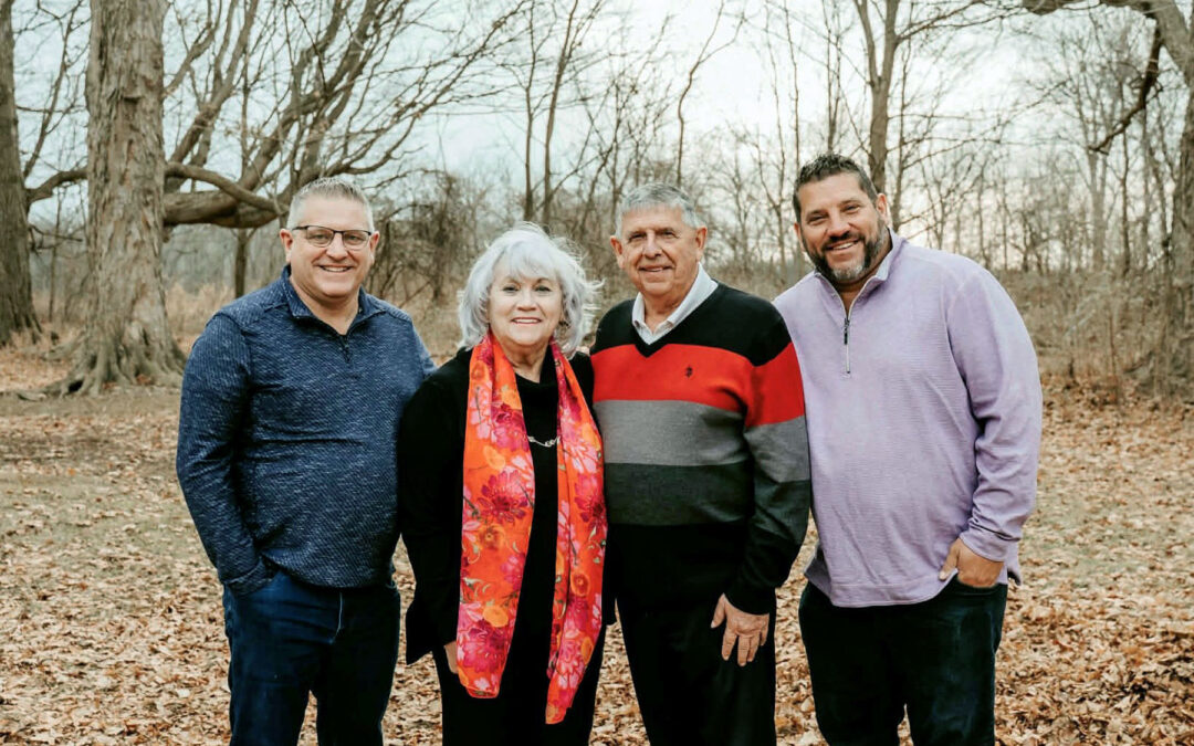 The Gagnon Family. Jeff, Marc, Katharine, and Joe.